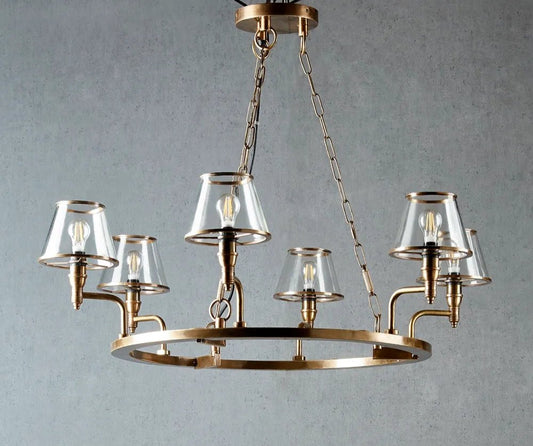 Emac Lawton SIENNA CHANDELIER ANTIQUE BRASS - Mases LightingEMAC LAWTON
