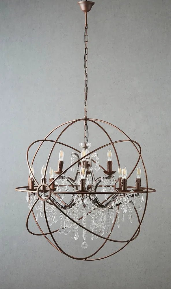 Emac Lawton SUNDANCE CHANDELIER LARGE RUST