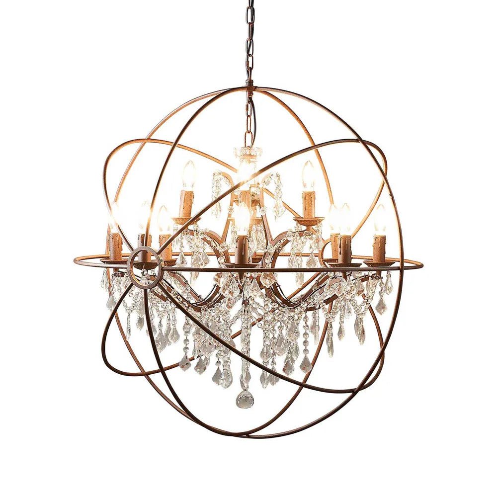 Emac Lawton SUNDANCE CHANDELIER LARGE RUST - Mases LightingEMAC LAWTON