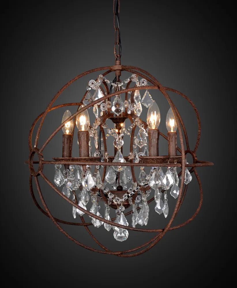 Emac Lawton SUNDANCE CHANDELIER MEDIUM RUST