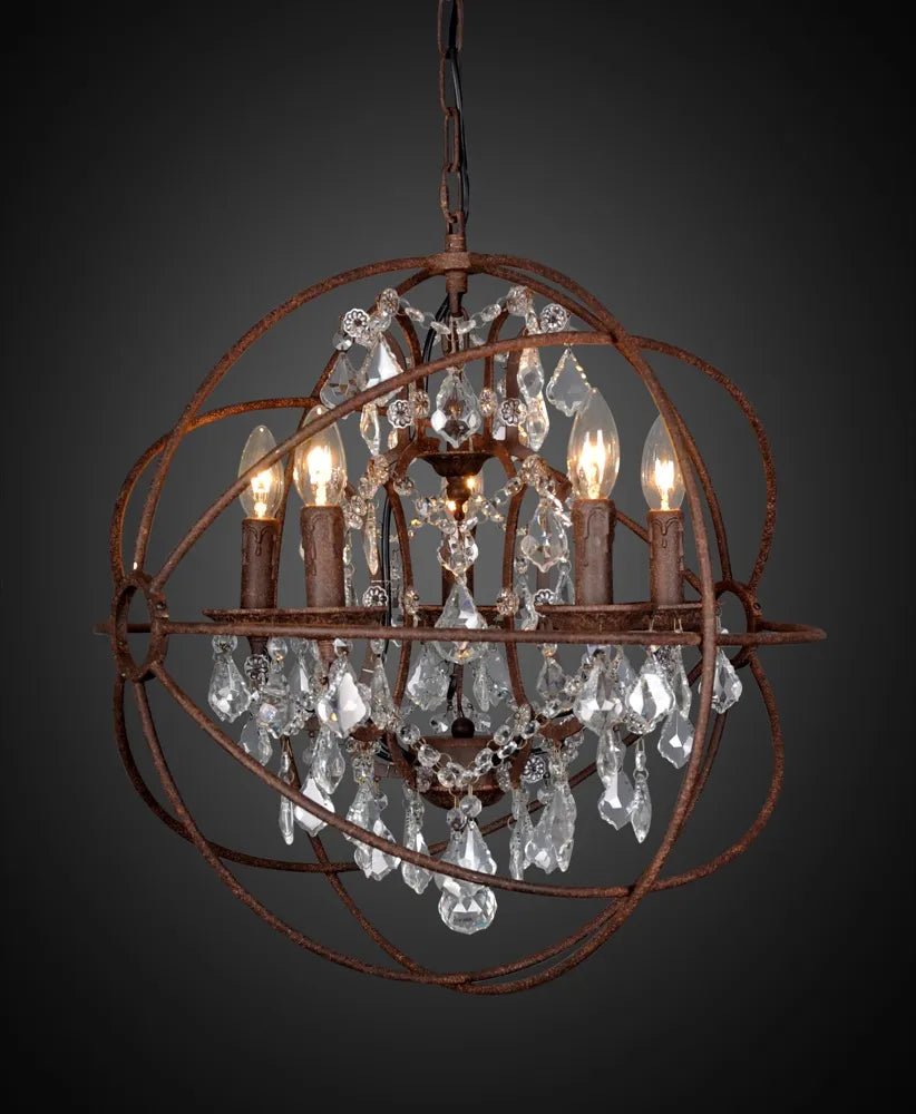 Emac Lawton SUNDANCE CHANDELIER MEDIUM RUST - Mases LightingEMAC LAWTON