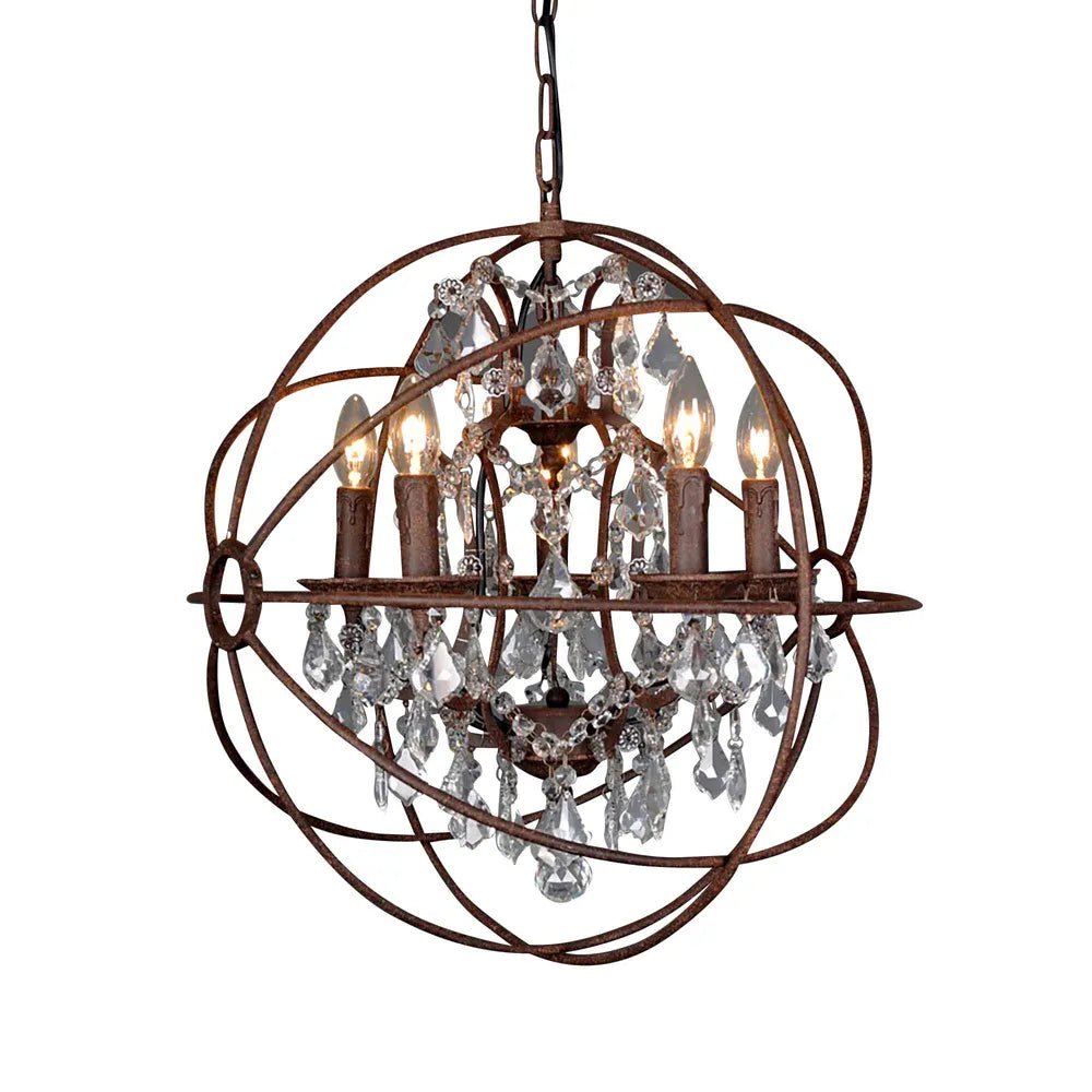 Emac Lawton SUNDANCE CHANDELIER MEDIUM RUST - Mases LightingEMAC LAWTON