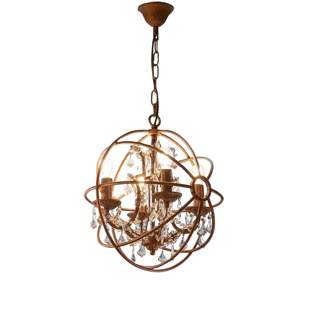 Emac Lawton SUNDANCE CHANDELIER SMALL RUST - Mases LightingEMAC LAWTON