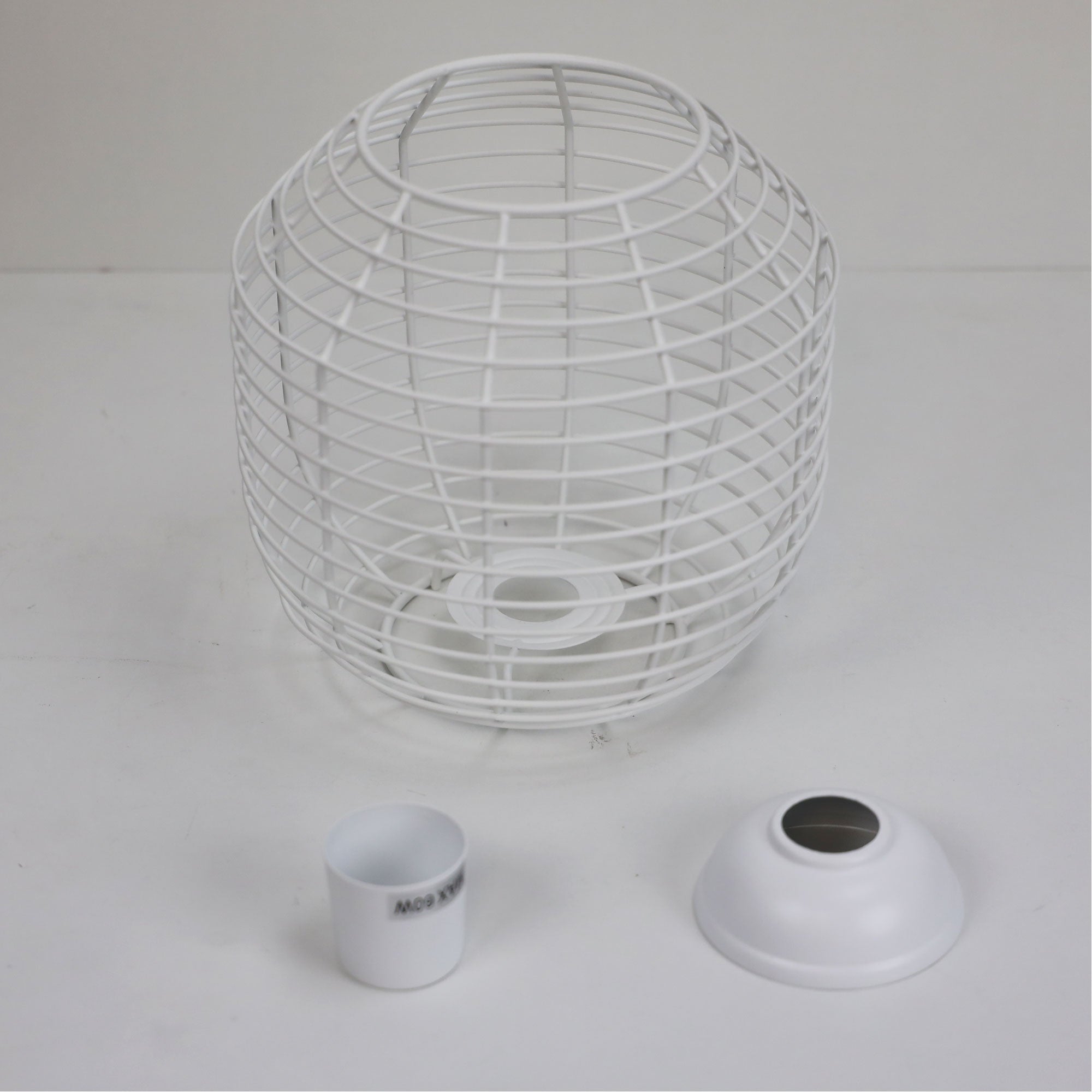 Eve.18 White Mesh DIY Shade B22 - OL2543WH - Mases LightingOriel Lighting