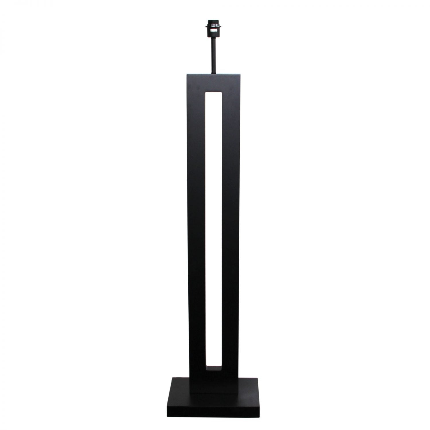 Habitat 1 Light Floor Lamp Base Only Dark Stain - Oriel - Mases LightingOriel Lighting