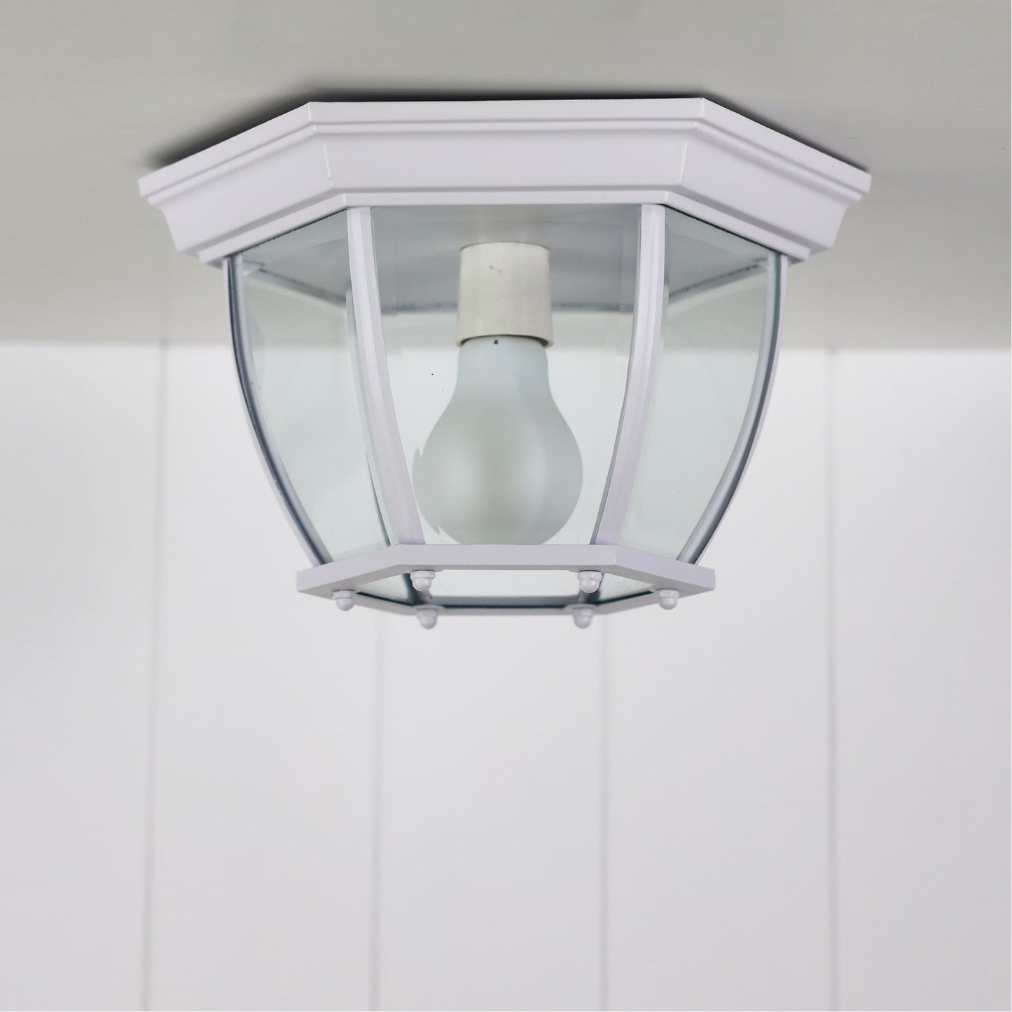 Highgate DIY Under Eave Ext White - OL7663WH - Mases LightingOriel Lighting