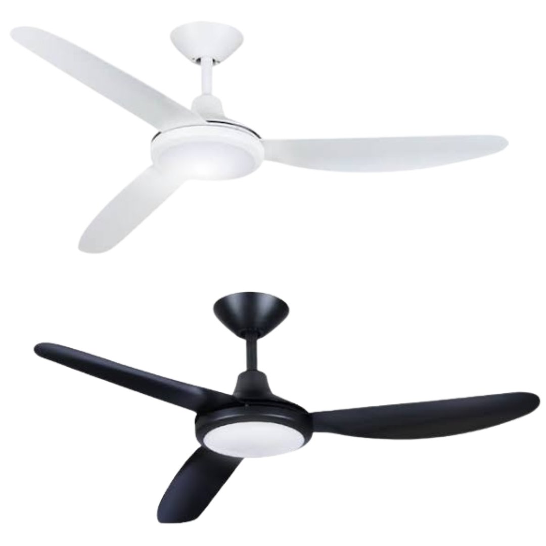 Hunter Pacific POLAR V2 - 3 Blade 56" DC Ceiling Fan With LED Light - Mases LightingHunter Pacific