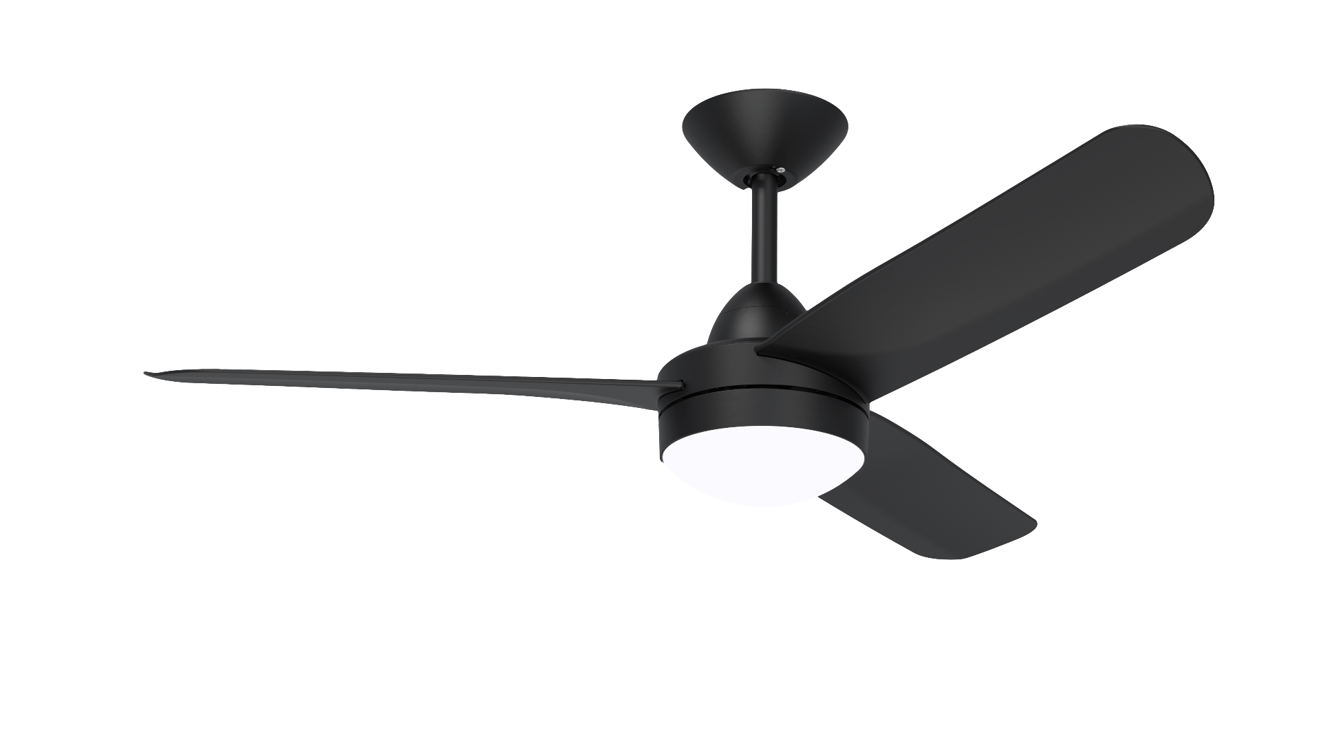 Hunter Pacific X-Over DC Ceiling Fan with CCT LED Light and Wall Control – Black 56″ - Mases LightingHunter Pacific