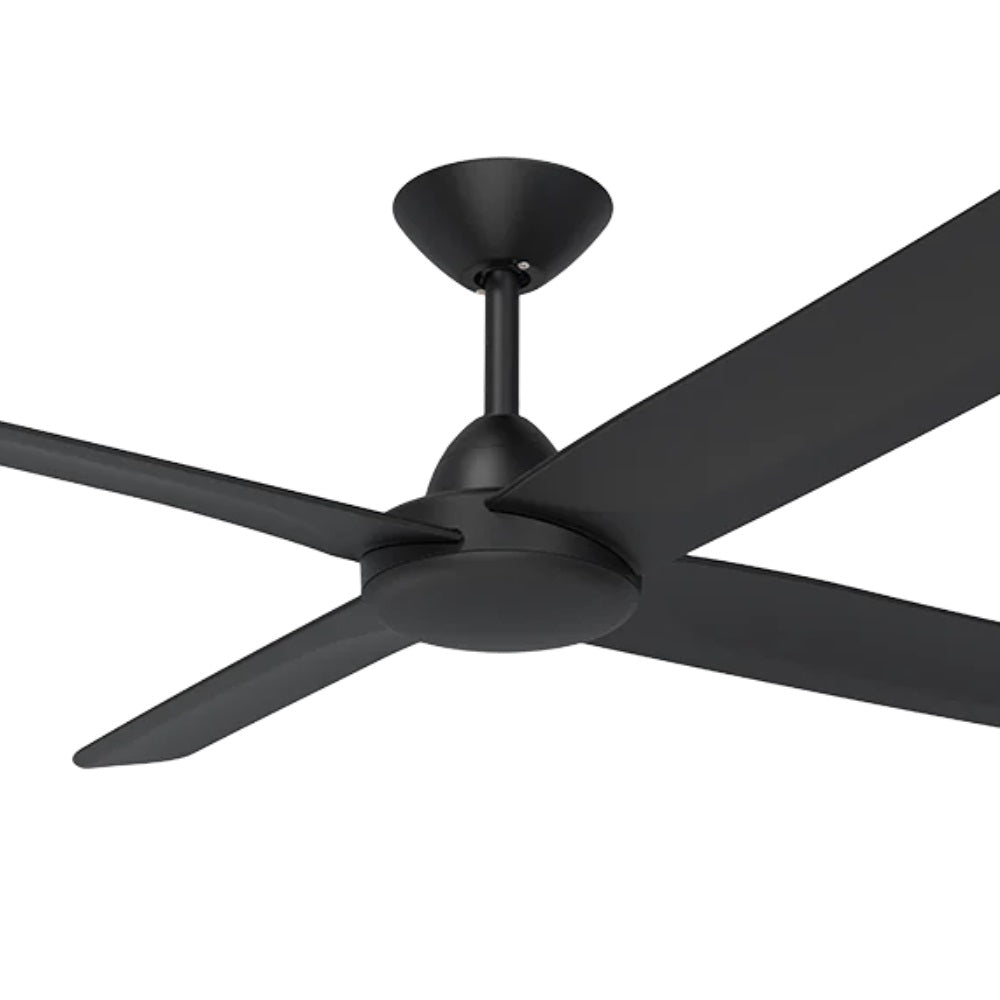 Hunter Pacific X-Over DC Ceiling Fan with Wall Control – Black 52″