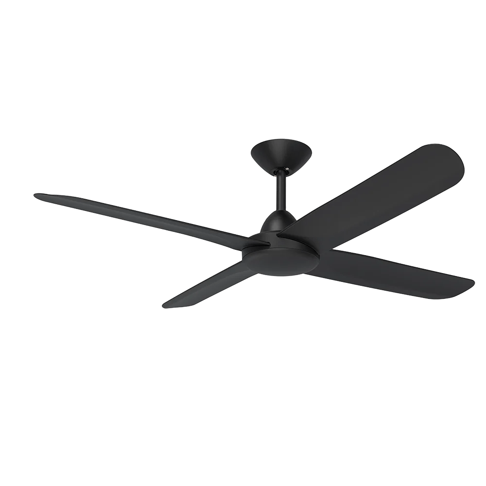 Hunter Pacific X-Over DC Ceiling Fan with Wall Control – Black 52″