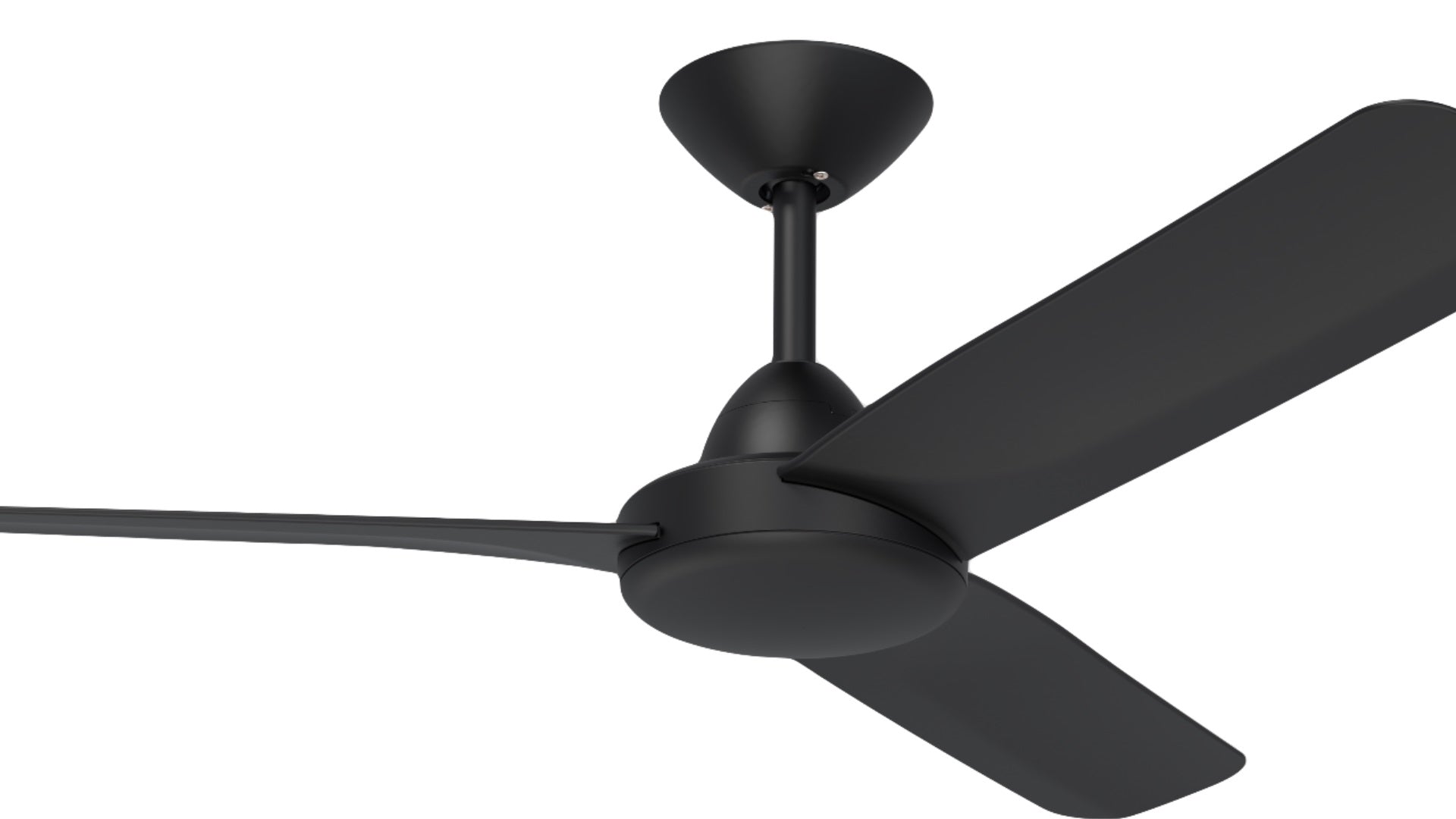 Hunter Pacific X-Over DC Ceiling Fan with Wall Control – Black 56″