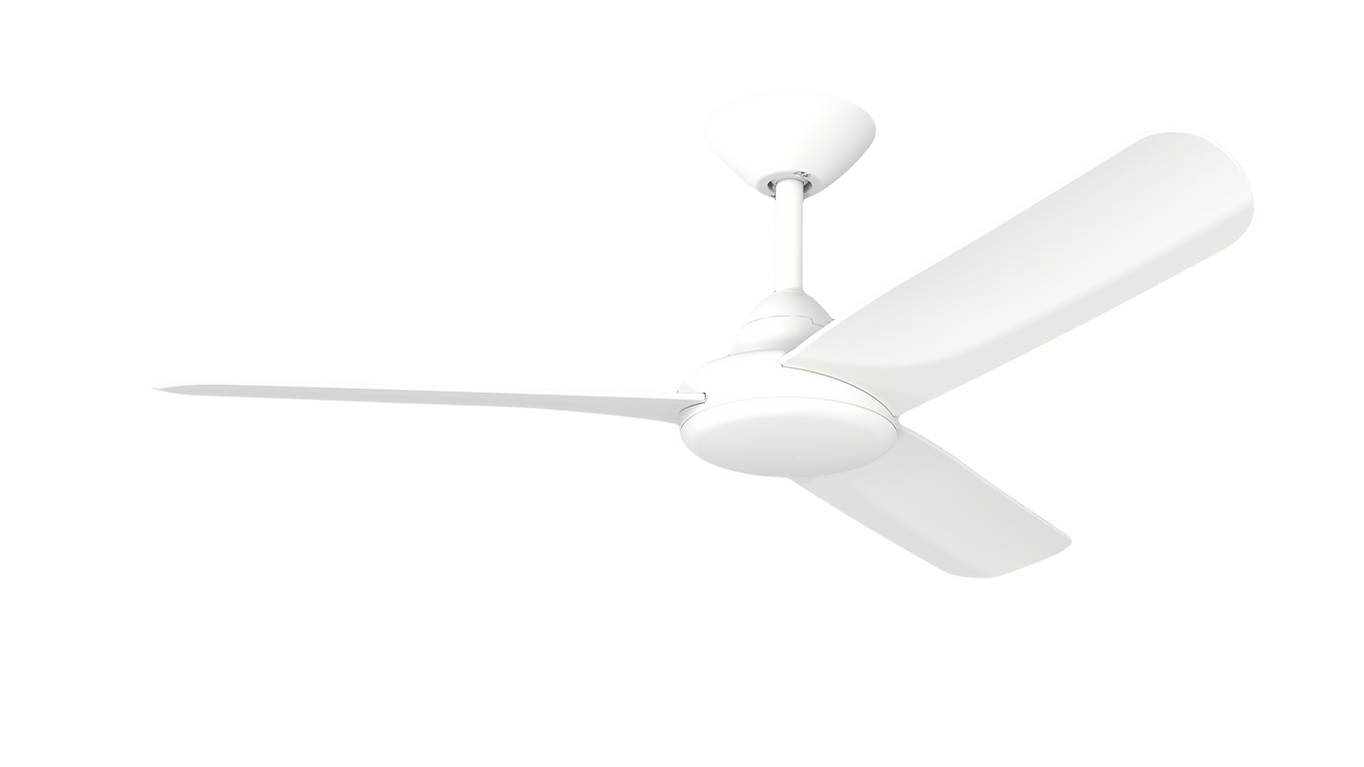 Hunter Pacific X-Over DC Ceiling Fan with Wall Control – White 56″