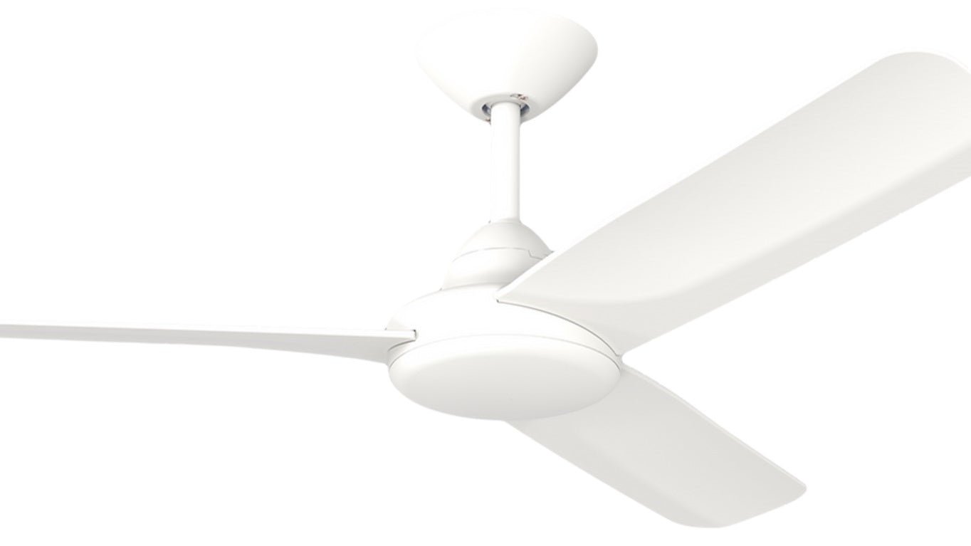 Hunter Pacific X-Over DC Ceiling Fan with Wall Control – White 56″