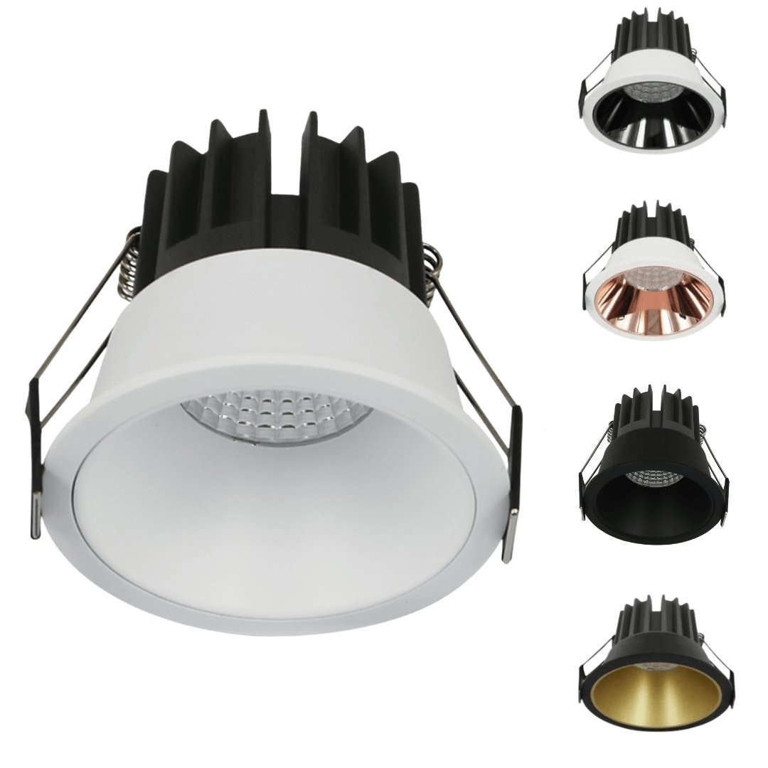 INFINITE 211 10W Low Glare COB Cast Aluminium Dimmable LED Downlight 70mm cut out - Mases LightingLighting Creations