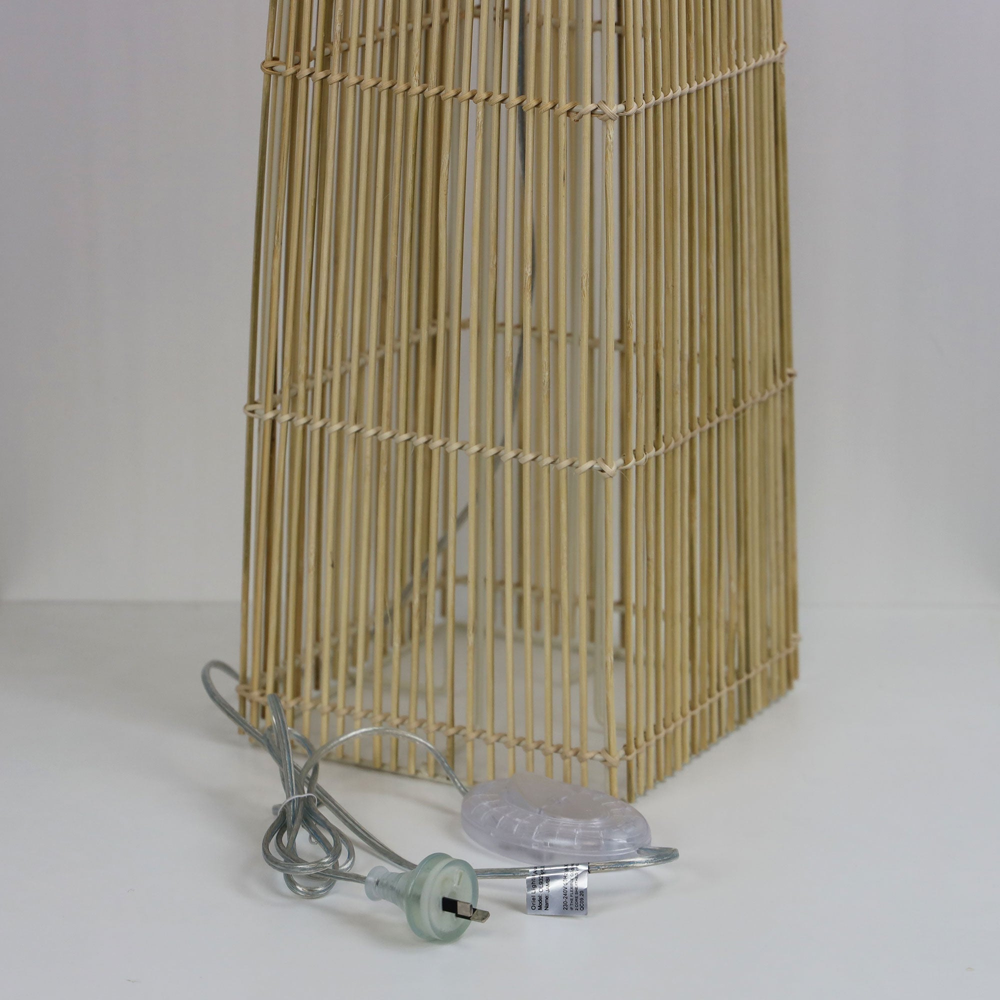 Jambi Natural Cane Floor Lamp - OL93255 - Mases LightingOriel Lighting