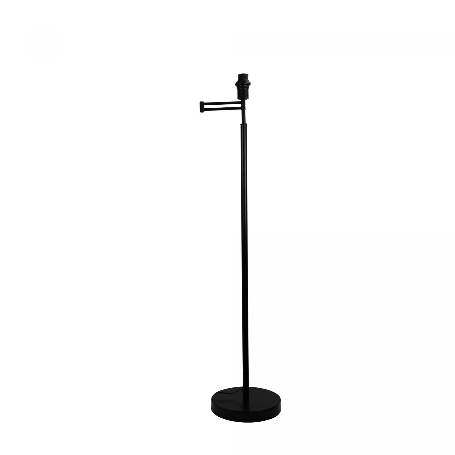 Kingston 1 Light Floor Lamp Swing Arm Base Black - SL91313BK - Mases LightingOriel Lighting