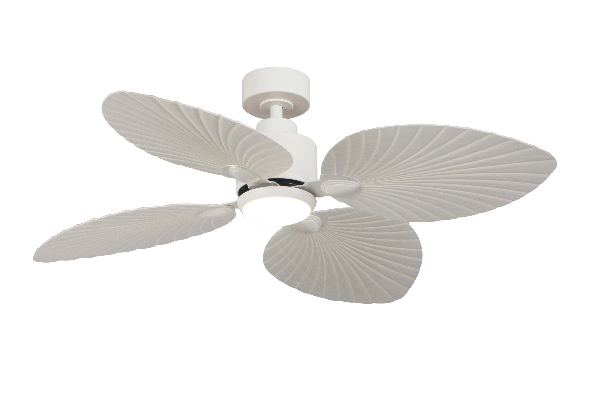 Kingston DC 50″ Smart Ceiling Fan With WIFI Remote Control + LED light White - Mases LightingMartec