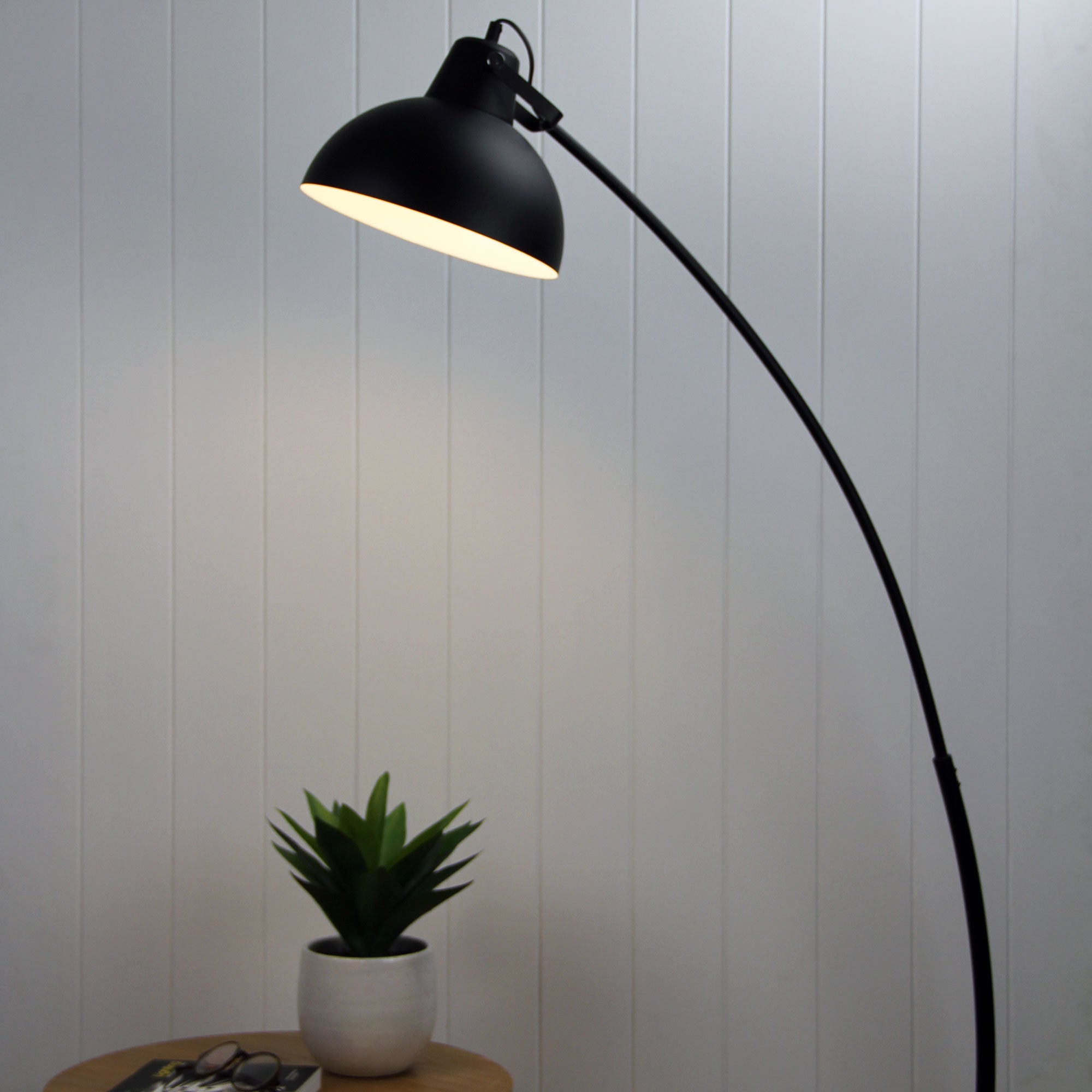 Lago 1 Light Floor Lamp Matt Black - OL93953BK - Mases LightingOriel Lighting