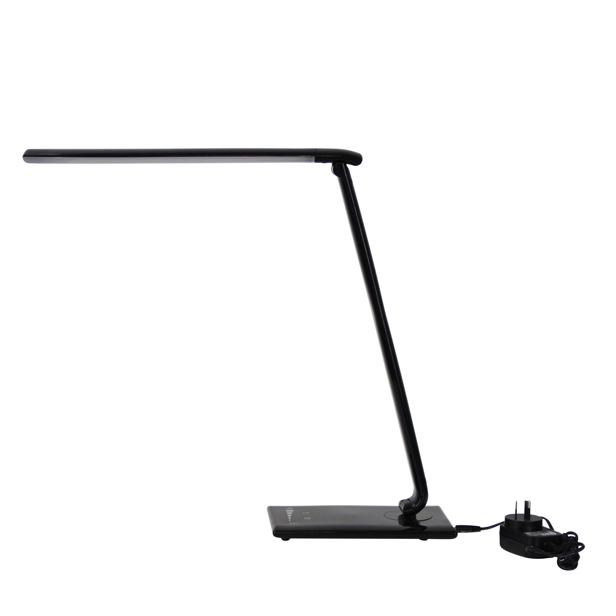 Luke LED Black Desk Lamp Touch Dim USB Port - Mases LightingOriel Lighting