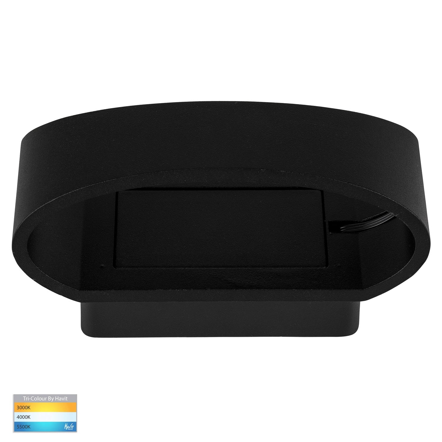 Luxe Up & Down LED Wall Light TRI Colour 9w in Black/White Havit Lighting - HV3661T - Mases LightingHavit Lighting