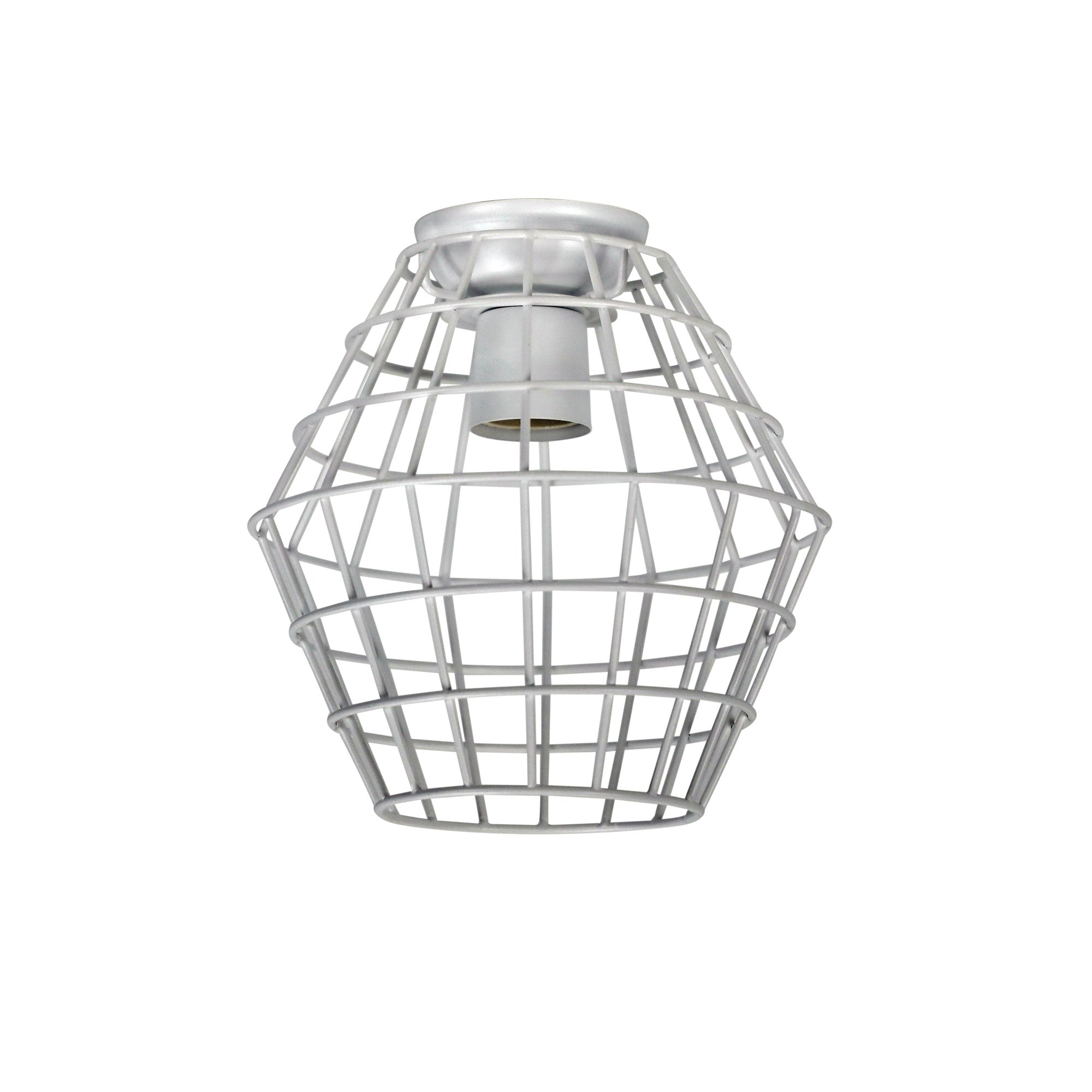 Maci.18 White Mesh DIY Shade B22 - OL2542WH - Mases LightingOriel Lighting