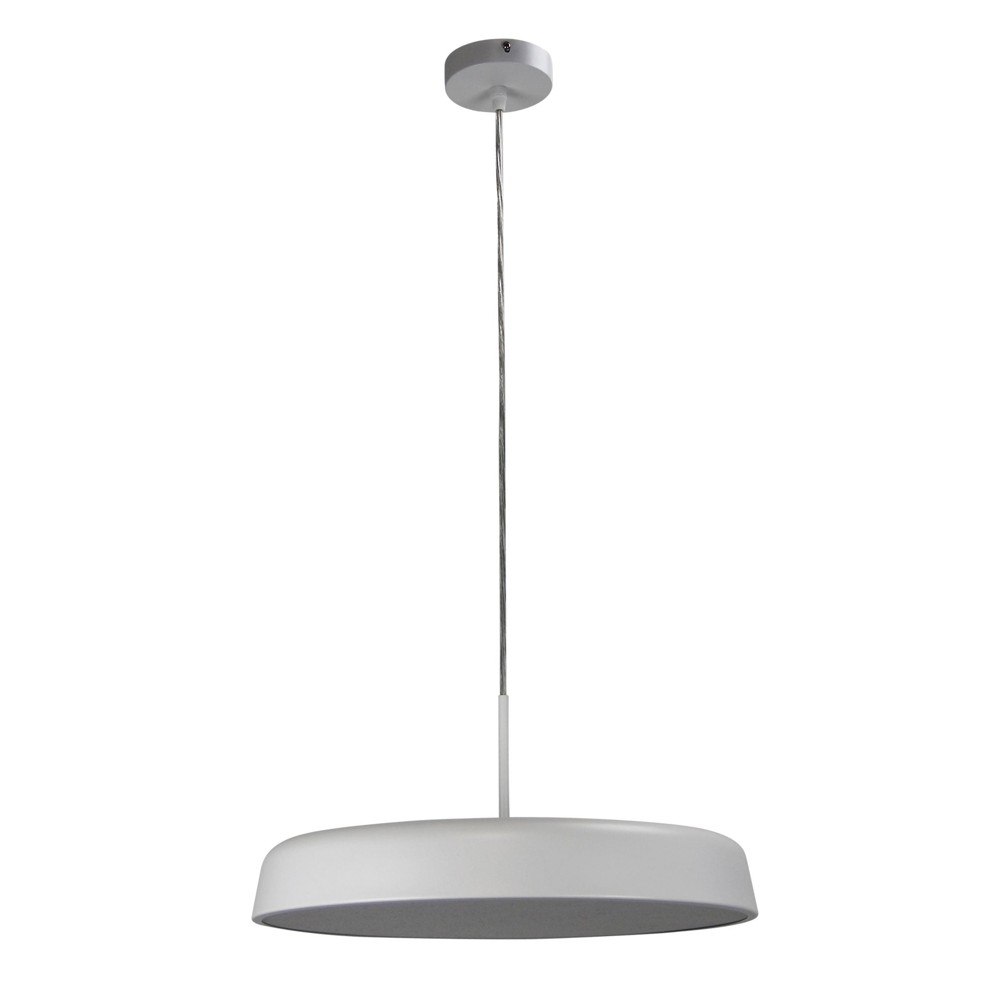 Madison LED Pendant White 420mm - OL60451/42WH - Mases LightingOriel Lighting