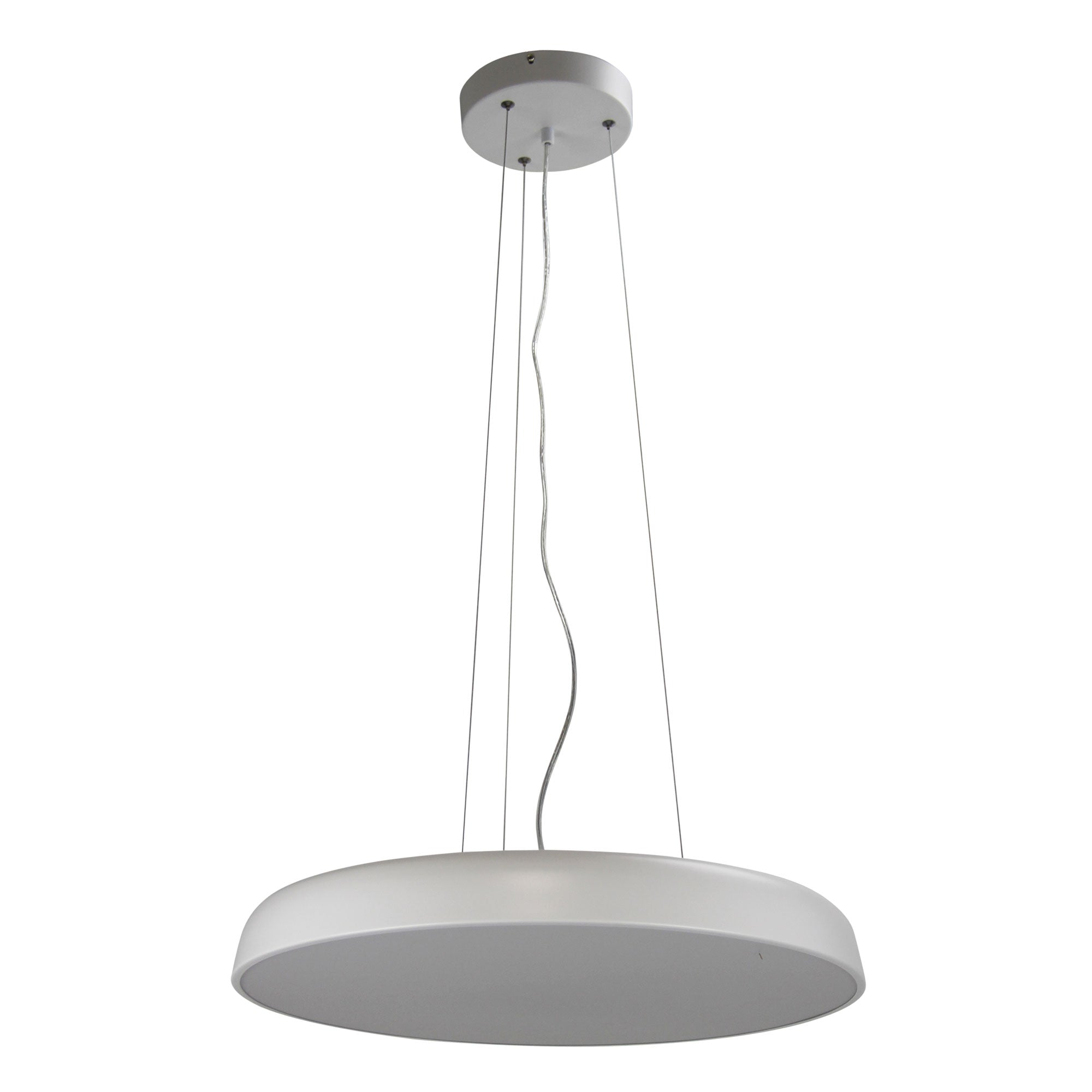 Madison LED Pendant White 560mm - OL60451/56WH - Mases LightingOriel Lighting