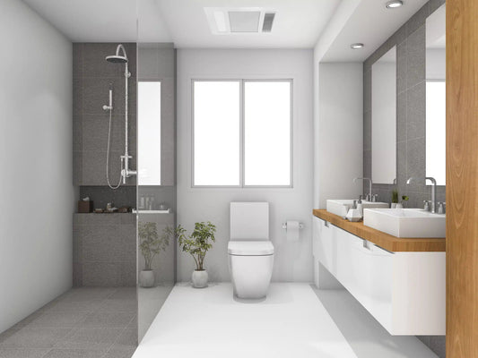 Martec 420 m³/hr Phoenix Mini 3-in-1 Bathroom Heater, Exhaust Fan & CCT LED Light in White - Mases LightingMartec
