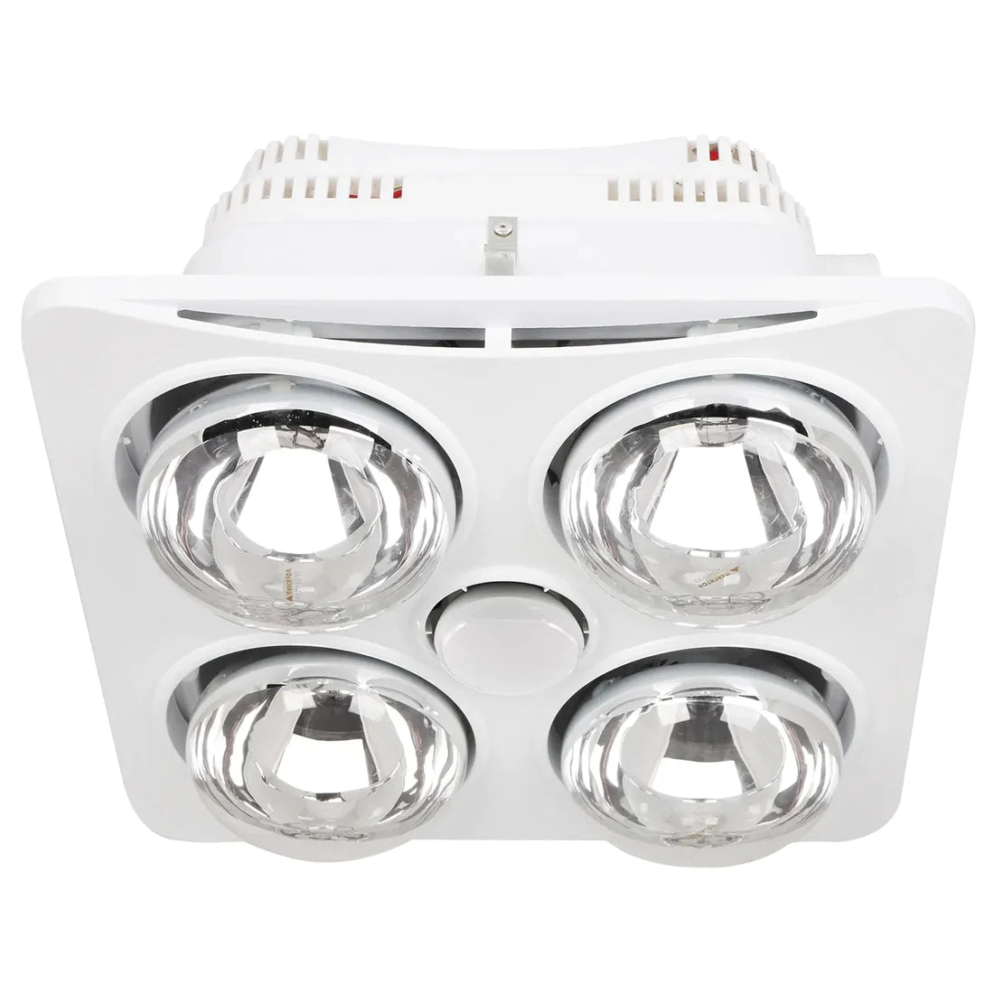 Mercator Ardene Quattro 3-In-1 Bathroom Heater With Exhaust Fan And LED Light - Mases LightingMercator