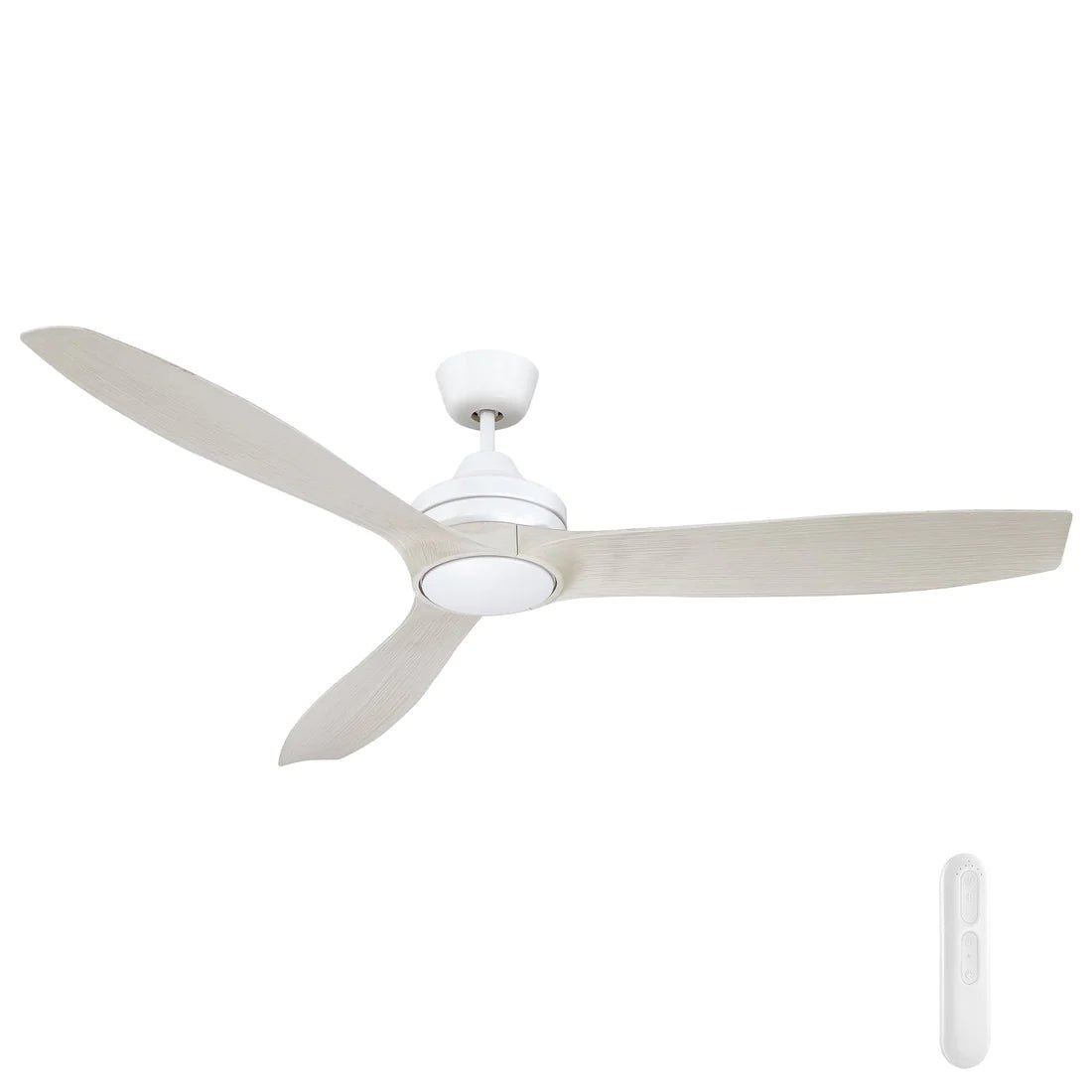 Mercator Lora DC Ceiling Fan With Remote White - Mases LightingMercator