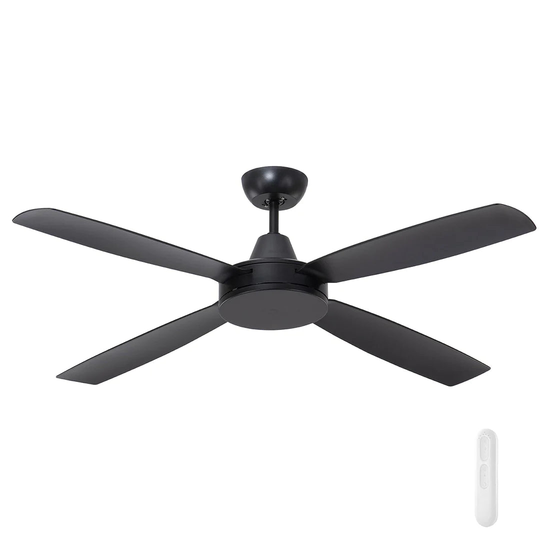 Mercator Nemoi DC Ceiling Fan With Remote Black - Mases LightingMercator