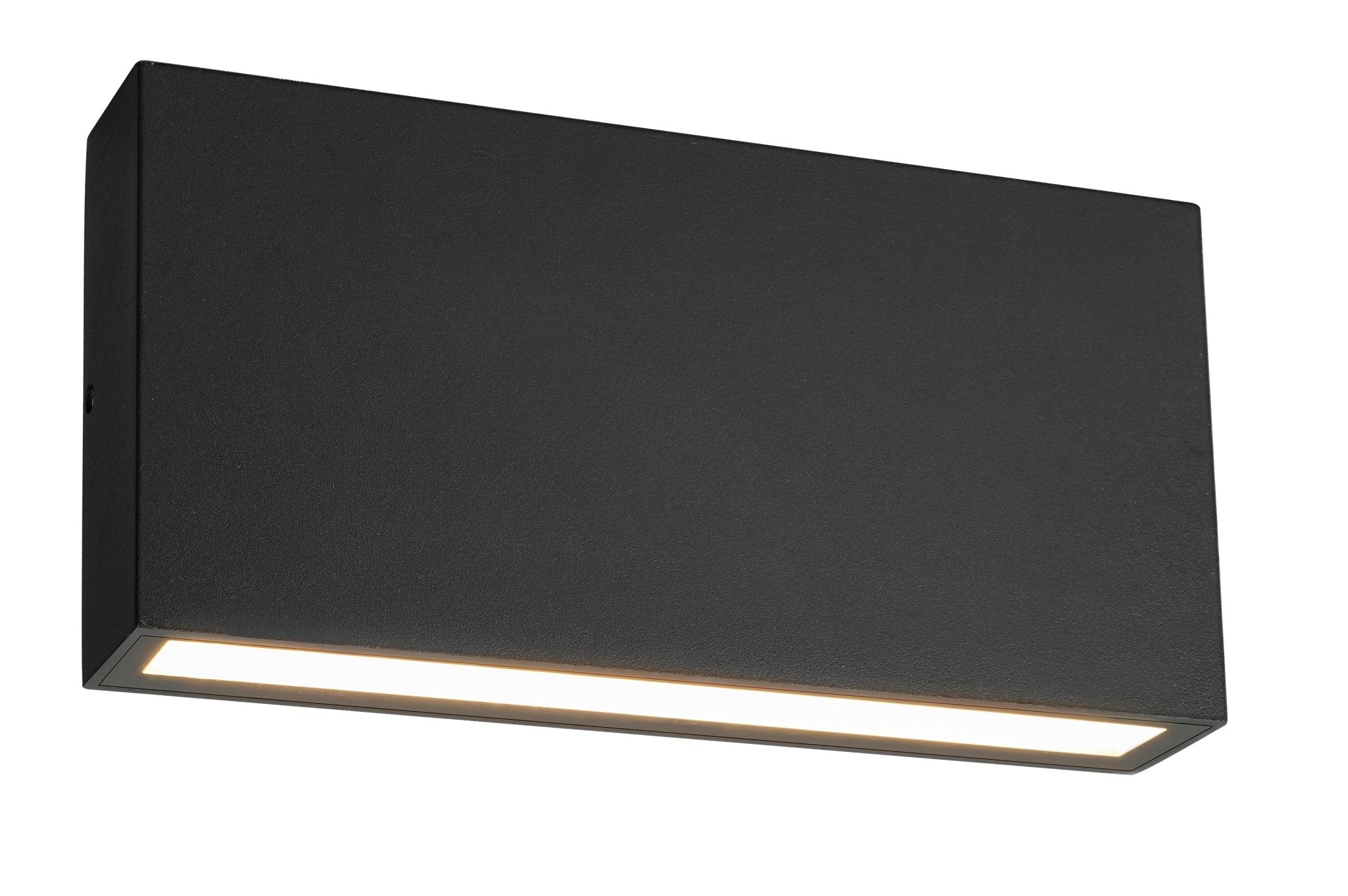 Modus LED Up/Down Wall Light 10w in Matt Black - Mases LightingMartec