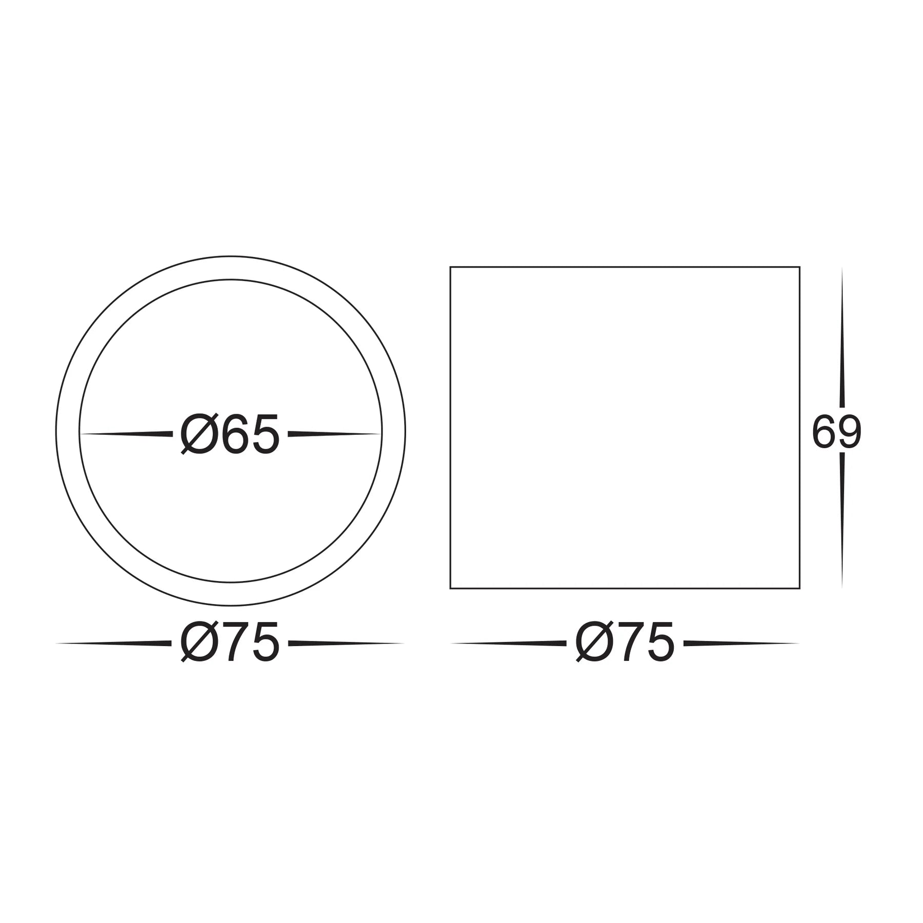 Nella LED Downlight 7w Black, White CCT HV5802T-BLK, HV5802T-WHT Havit Lighting - Mases LightingHavit Lighting