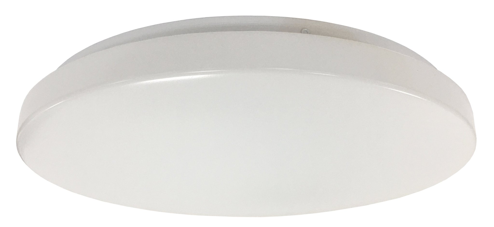 Orbit LED Oyster Light Tricolour in White 24w - Mases LightingMartec