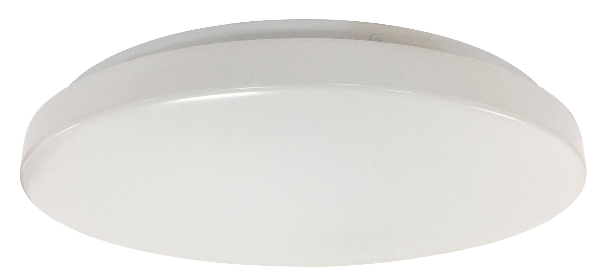Orbit LED Oyster Light Tricolour in White 24w