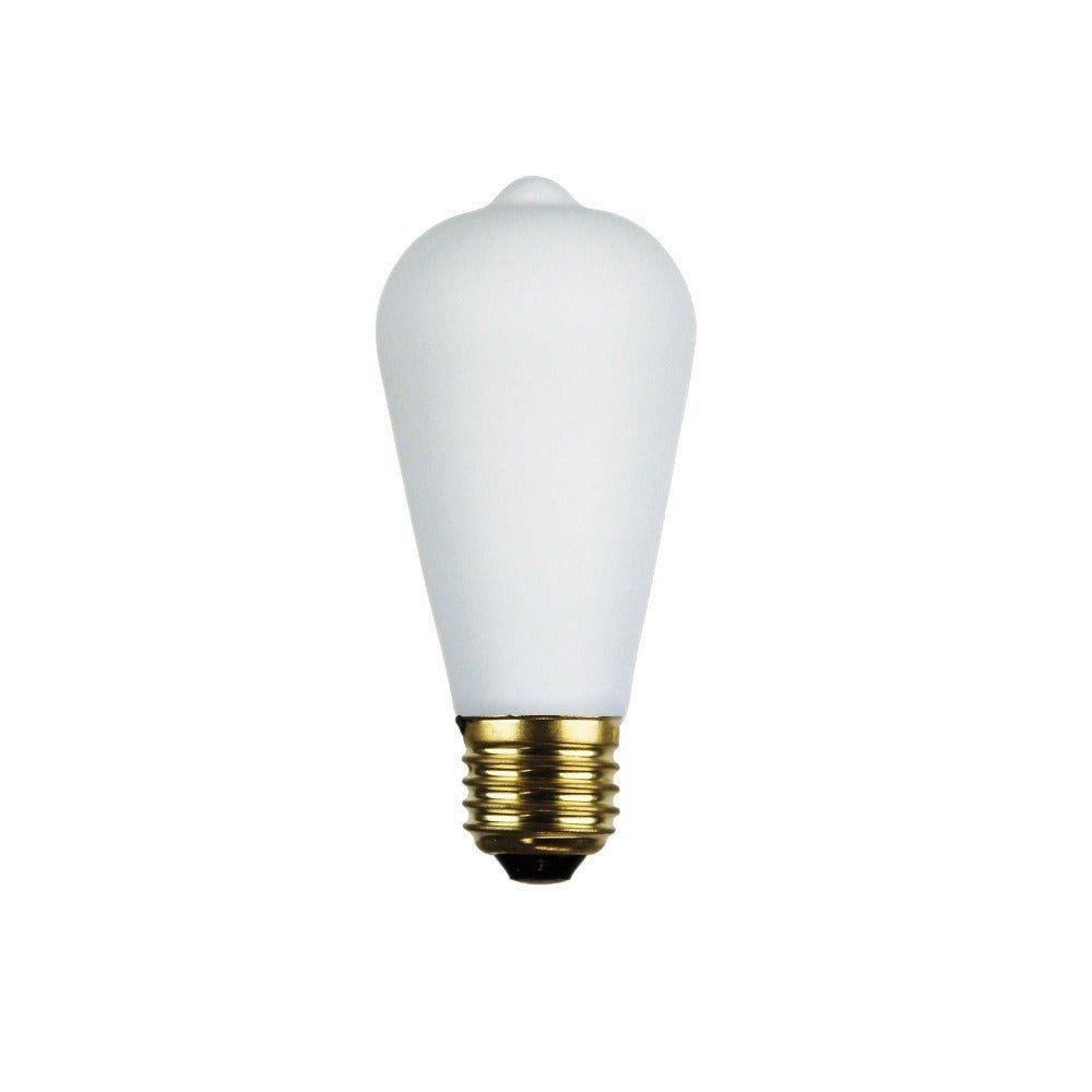Oriel GLOBE - 6W LED Dimmable Pear ST64 Shape Filament Opal Matt Globe 2700K - E27 - Mases LightingOriel Lighting