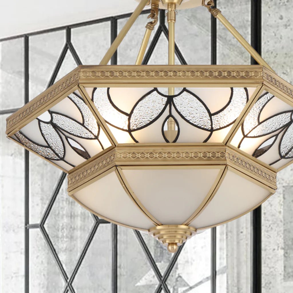 Orista CTC Pendant Light 6Lt in Brass - Mases LightingTelbix
