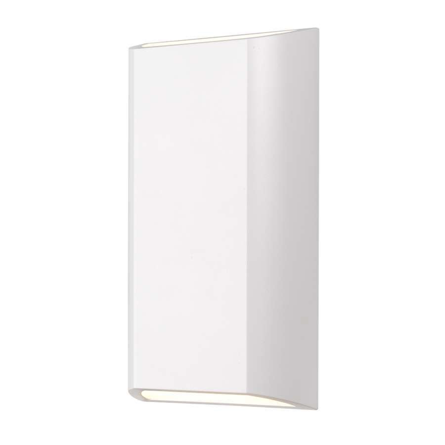 Outdoor LED Up/Down Wall Light CCT 8w Black, Silver or White - Mases LightingTelbix