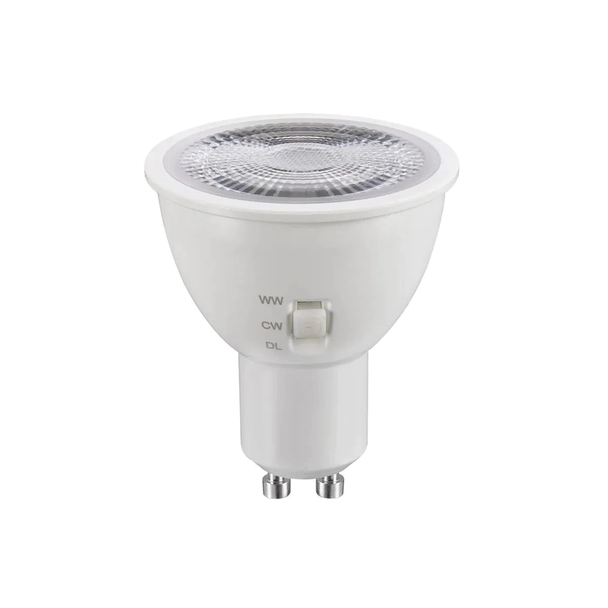 Pack of 10 - 6W = 50W LED Tri-Colour GU10 Globes