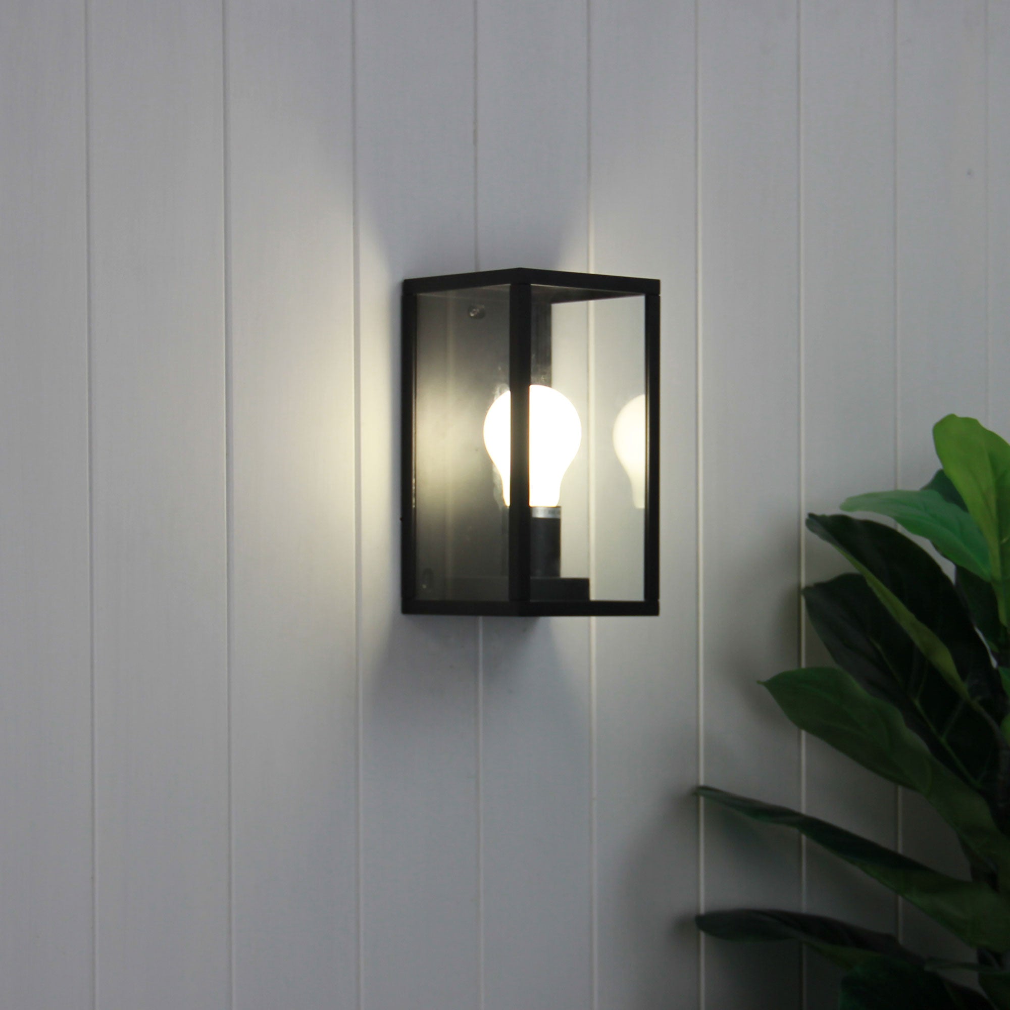 Pandora 1 Light Flush Wall Light Black - OL7843BK - Mases LightingOriel Lighting
