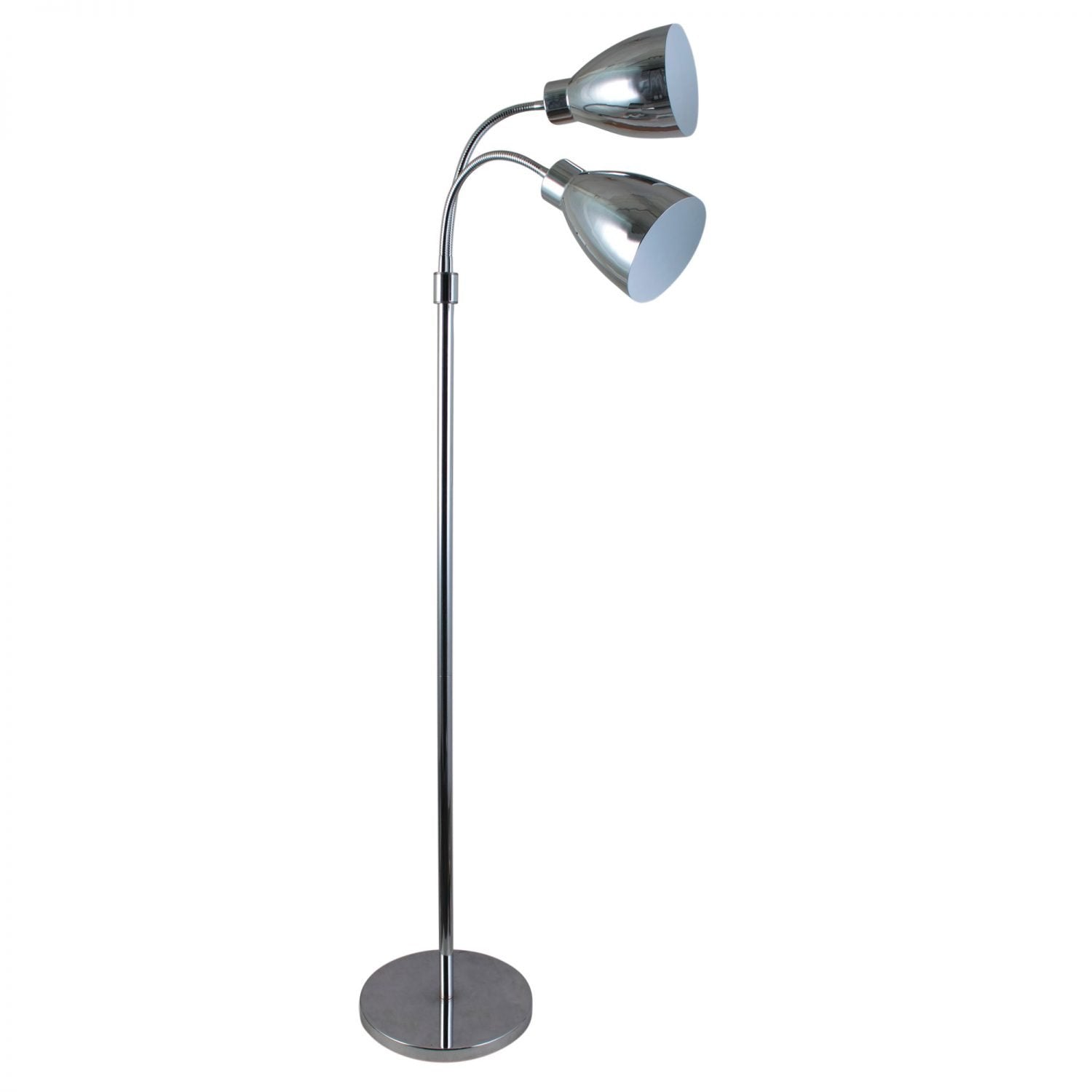 Retro 2 Light Floor Lamp Chrome - OL91206CH - Mases LightingOriel Lighting