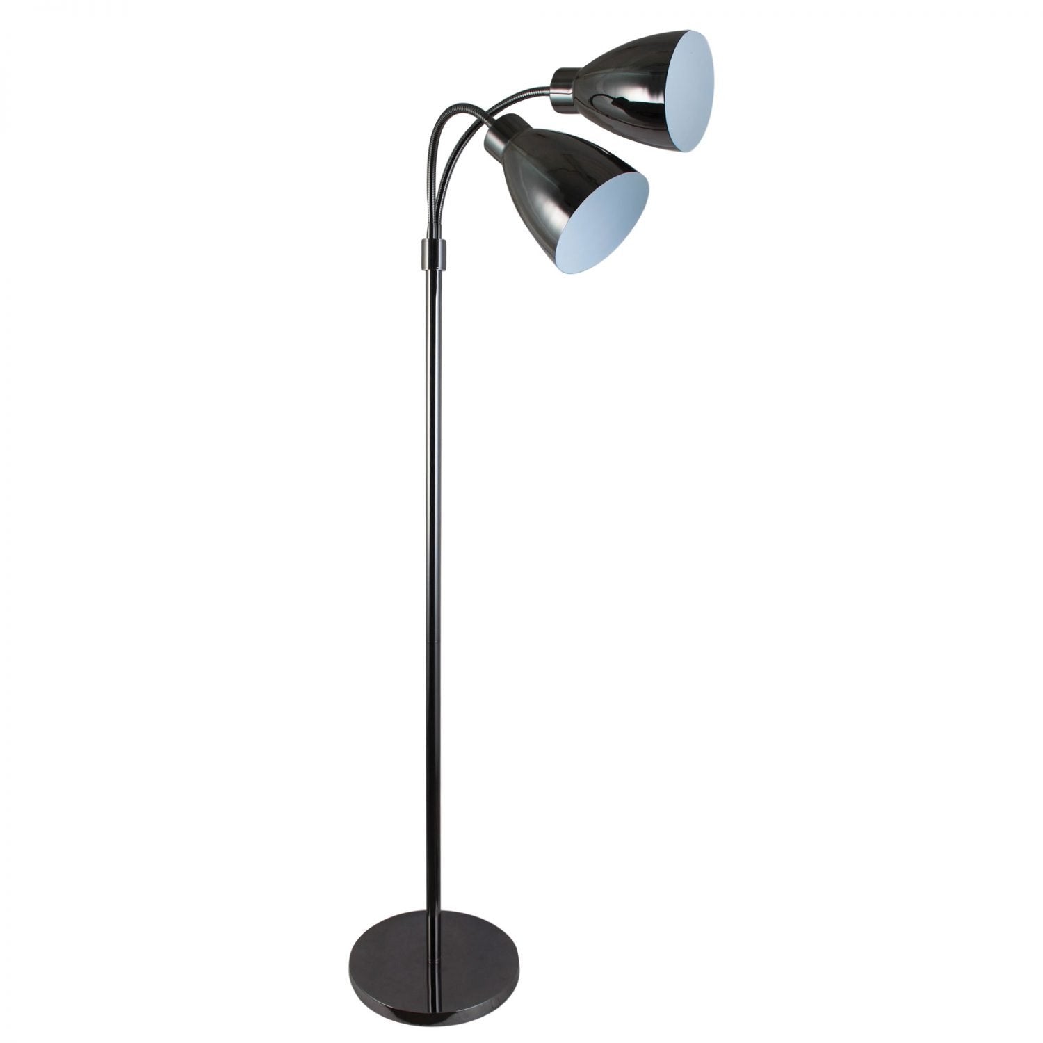 Retro 2 Light Floor Lamp Gunmetal - OL91206GM - Mases LightingOriel Lighting
