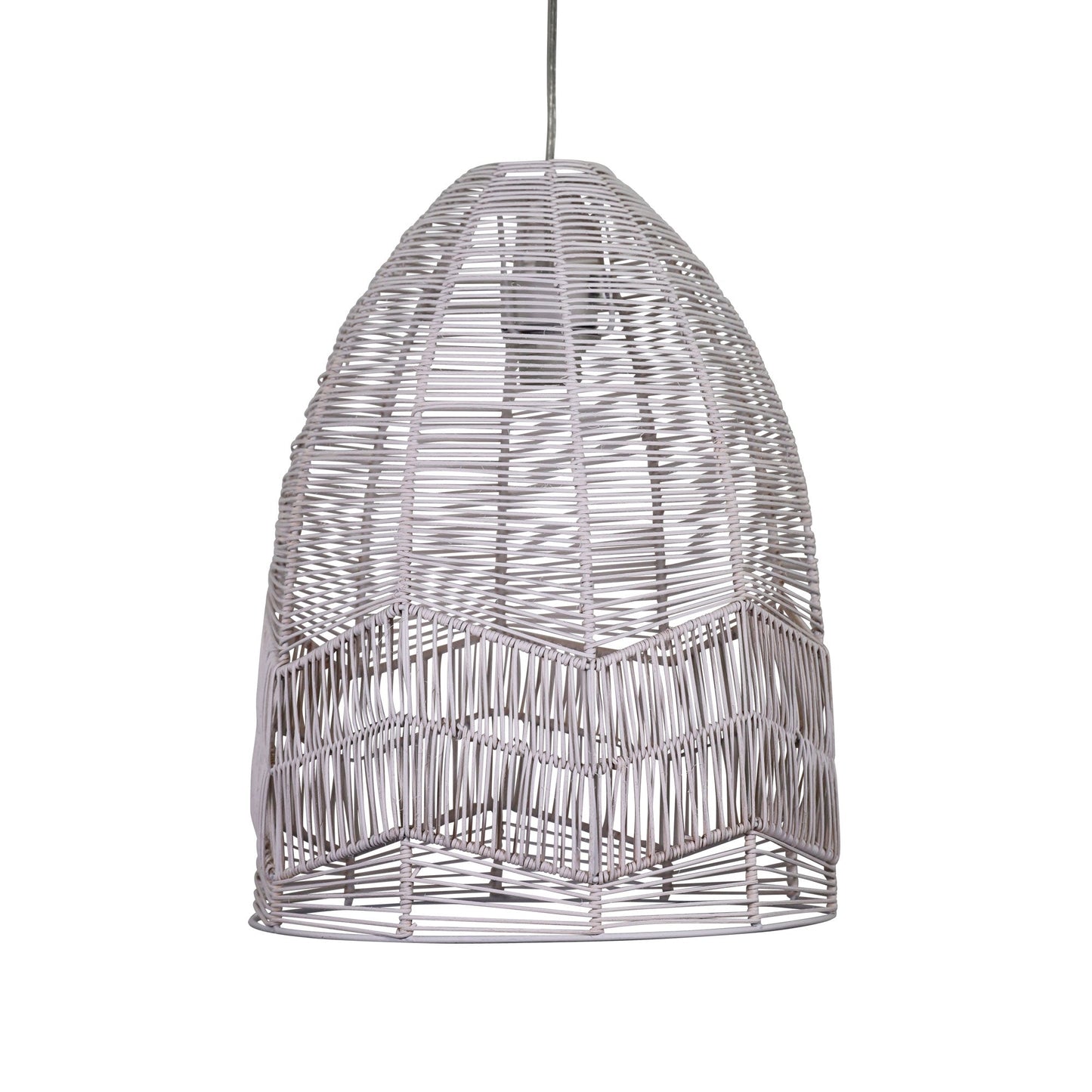 Serang DIY Pendant White Rattan Cane - OL64457WH - Mases LightingOriel Lighting