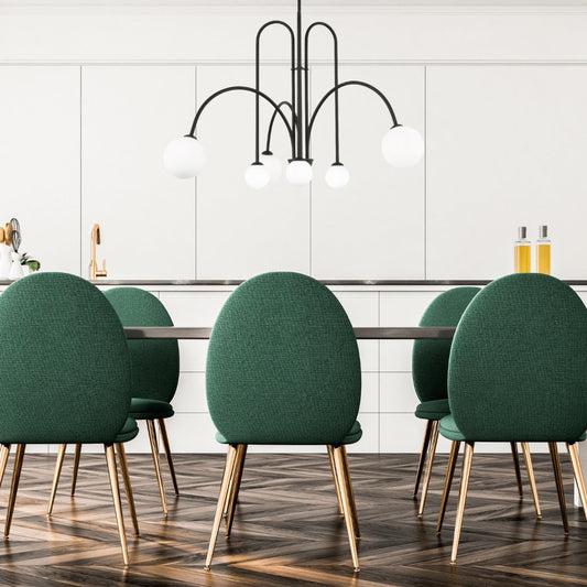SESTINA Arched 6 Light Black Pendant - Mases LightingLighting Creations