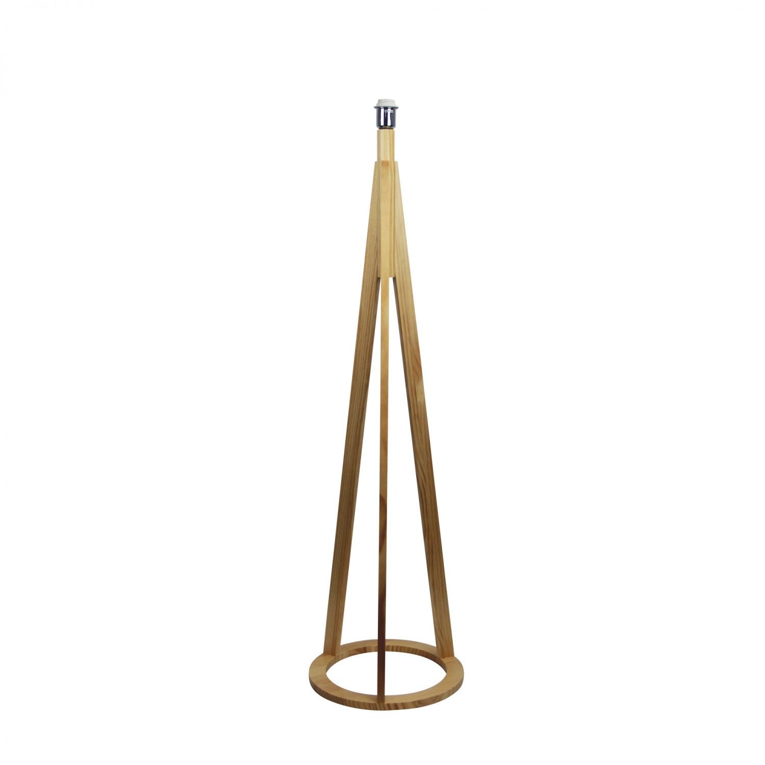 Stabb 1 Light Floor Timber Tripod Lamp Base - OL93283NAT - Mases LightingOriel Lighting