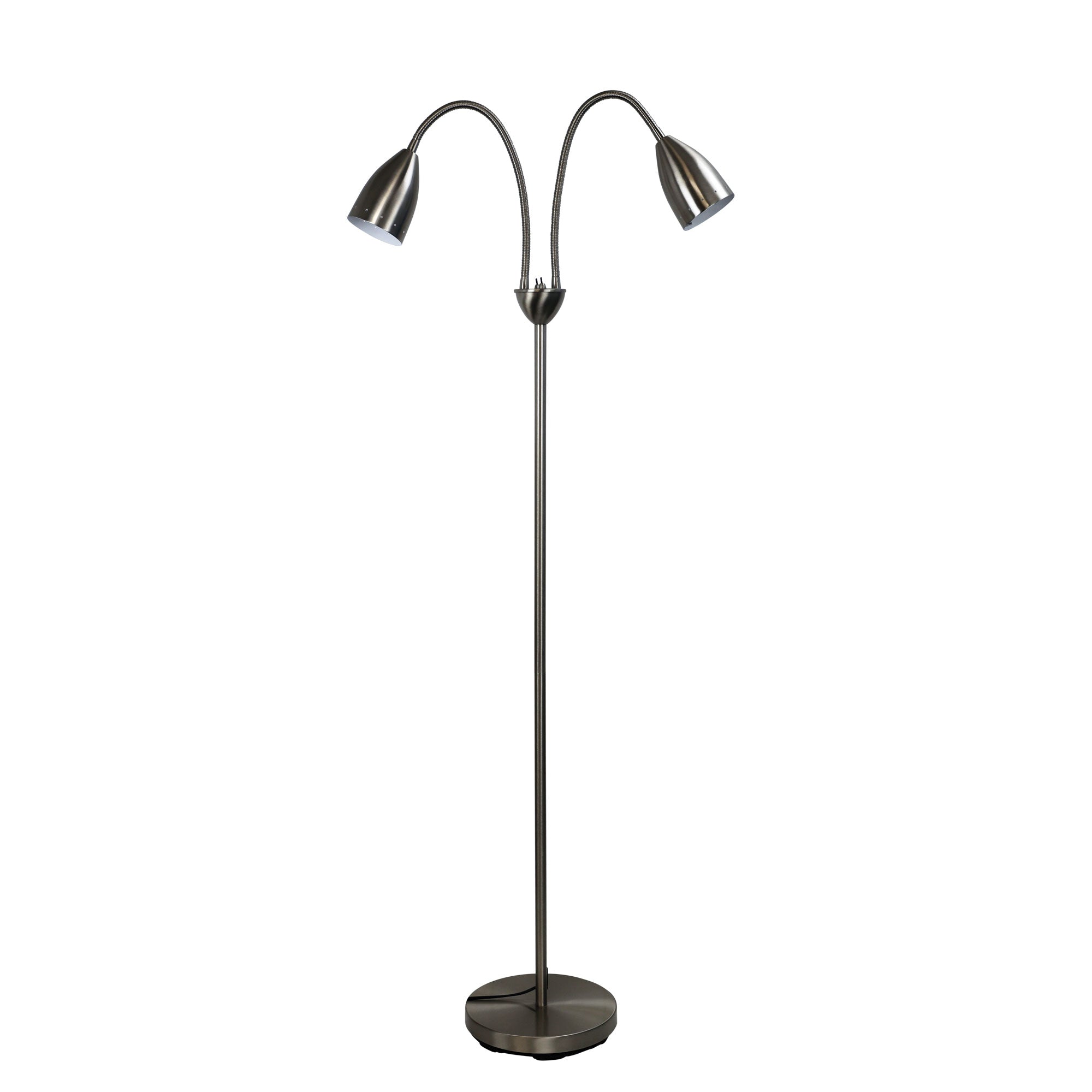 Stan 2 Light Floor Lamp Brushed Chrome - SL98822BC - Mases LightingOriel Lighting