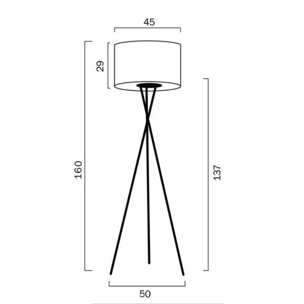 Telbix DENISE - 25W Floor Lamp - Mases LightingTelbix