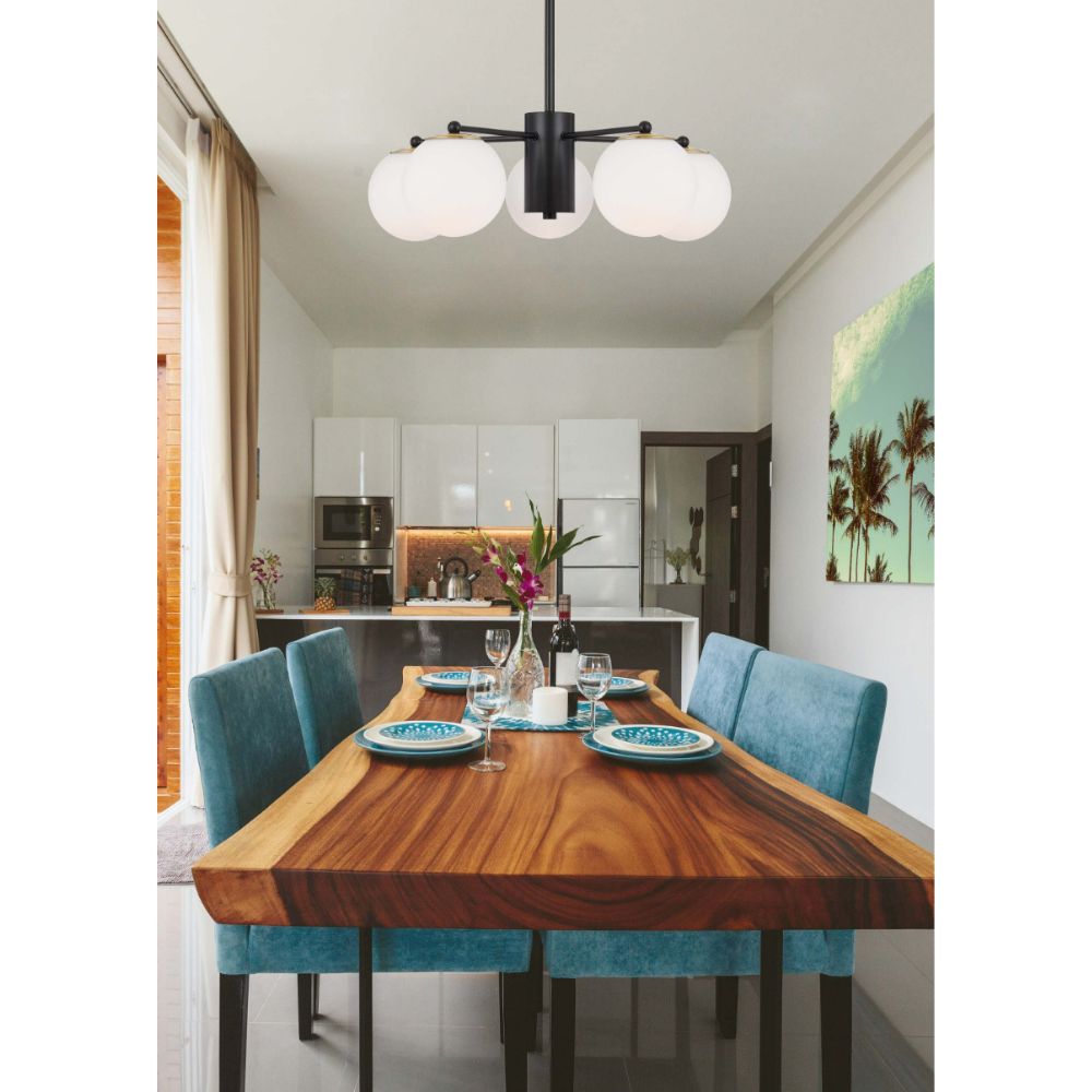 Telbix MARSTEN - 5 Light Pendant - Mases LightingTelbix