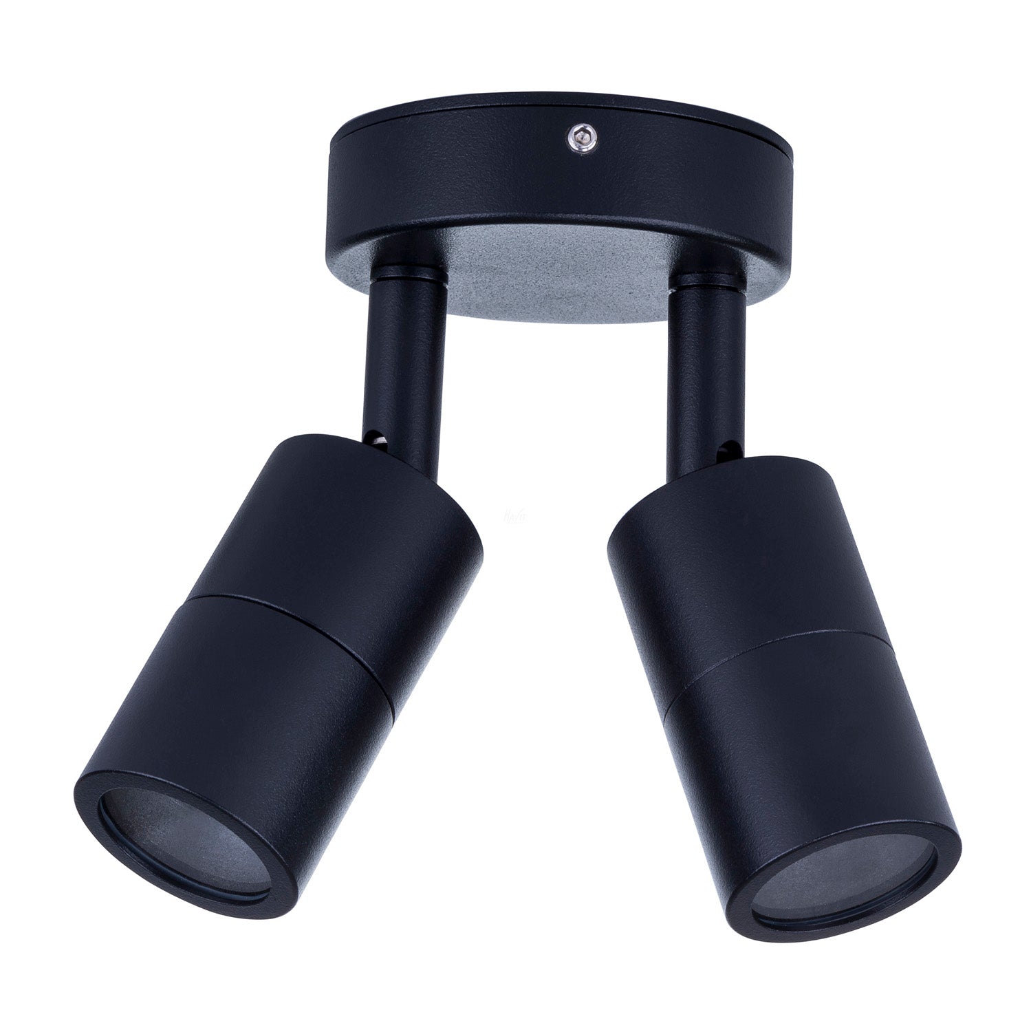 Tivah Mini Double Adjustable LED Wall Light in Black Havit Lighting - HV1327MR11NW