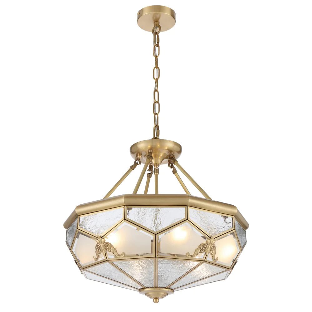 Valmont CTC Pendant Light 5Lt in Brass - Mases LightingTelbix